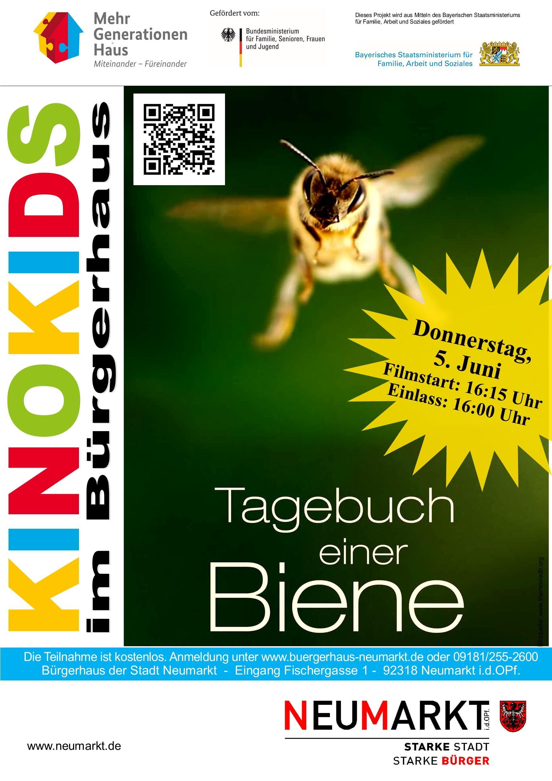 Bei Kinokids summt es am 5. Juni im Bürgerhaus