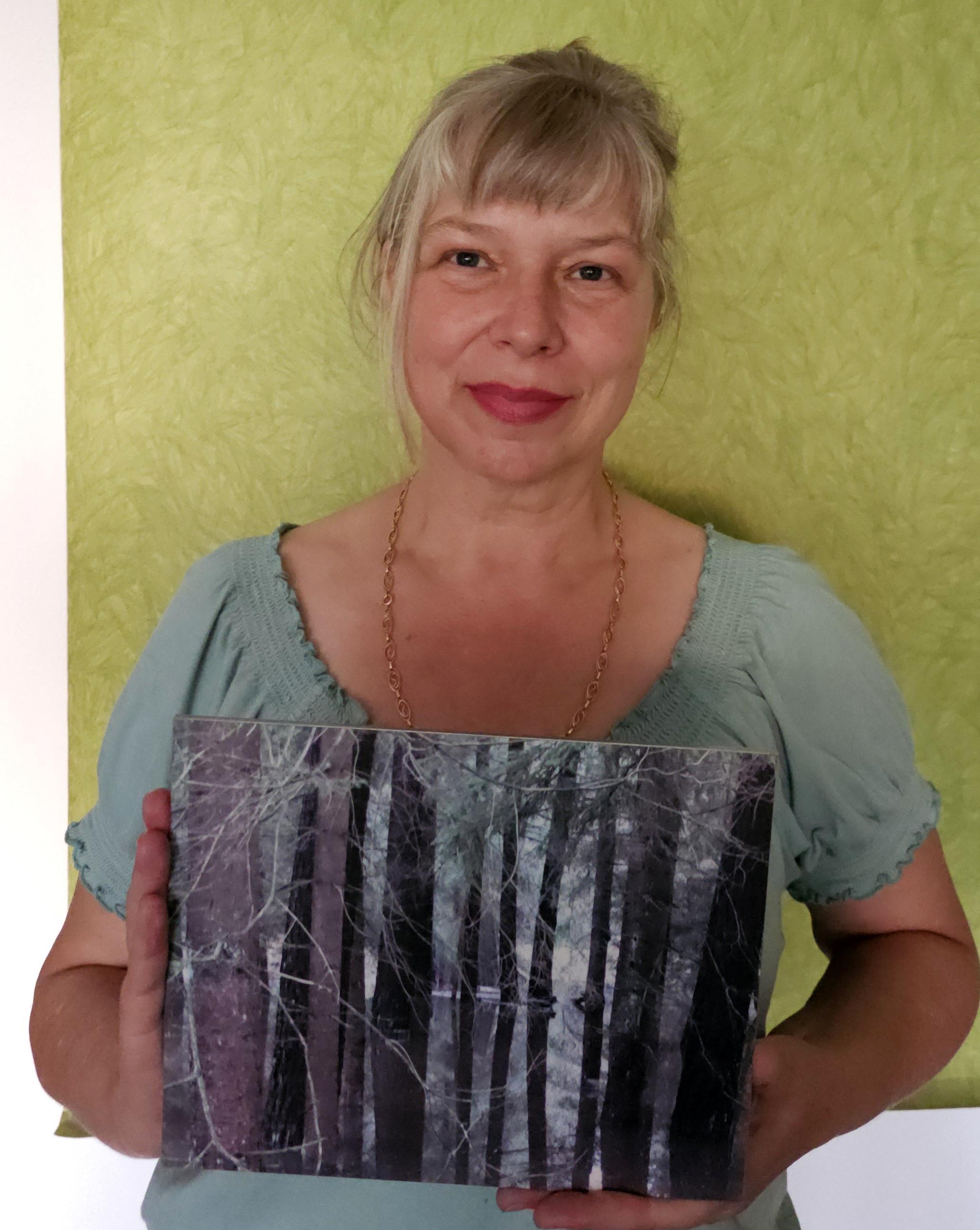 Die Künstlerin Sigrid Stabel. Foto: Daniel Bartmeyer.