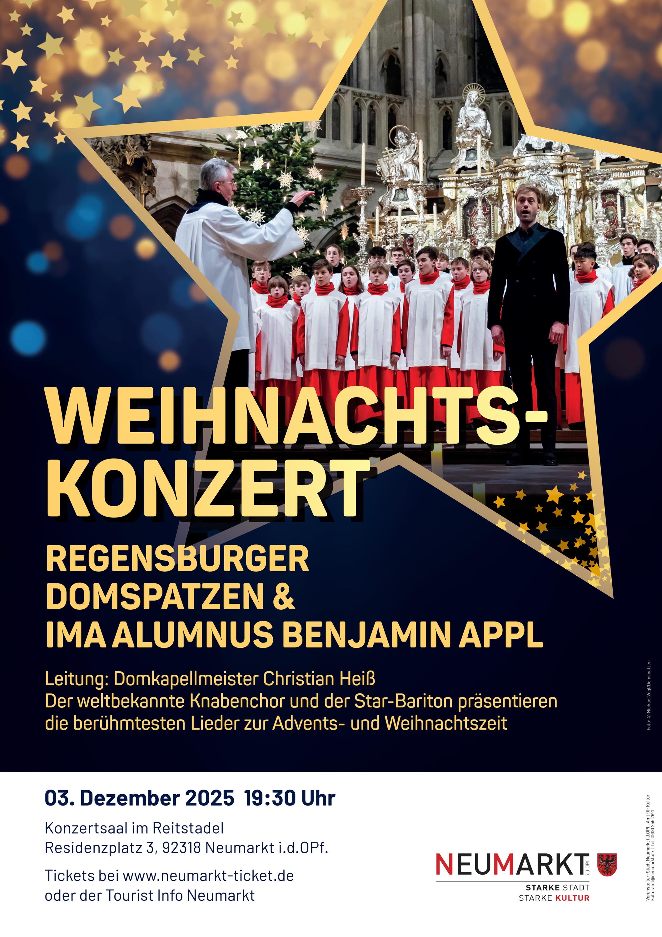 Weihnachtskonzert der Regensburger Domspatzen im Reitstadel