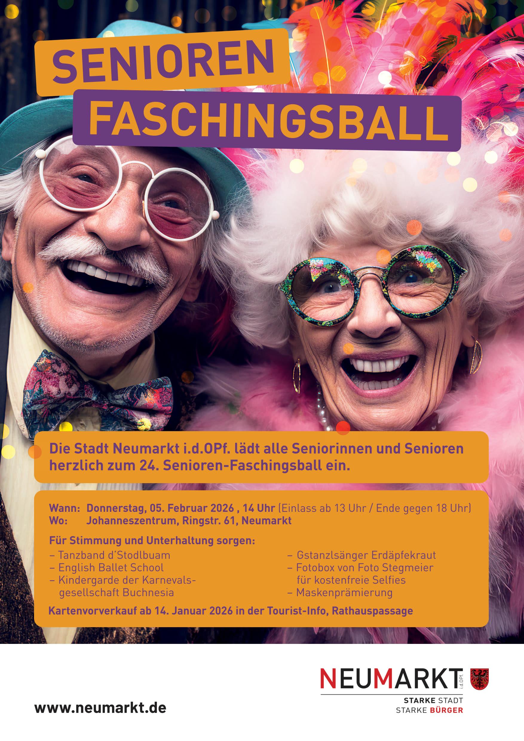 Plakat Senioren Faschingsball
