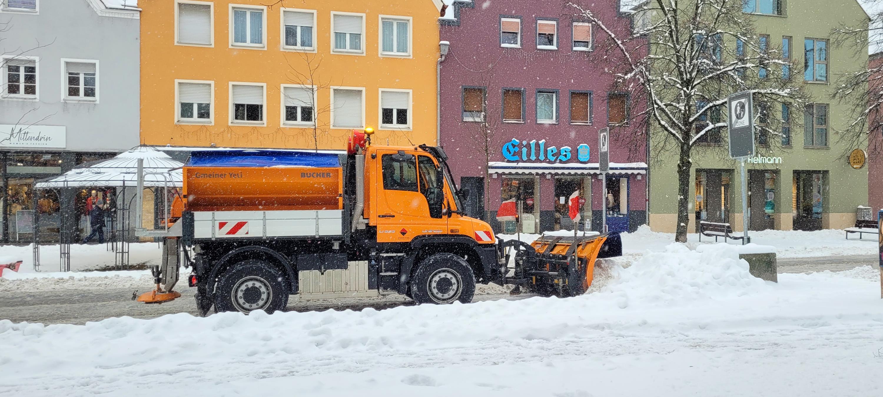 Winterdienst im Dauer-Einsatz