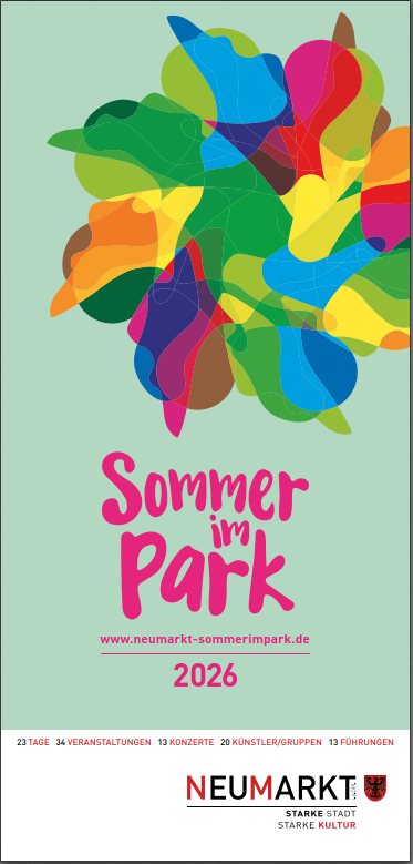 Das Programmheft zu Sommer im Park 2026