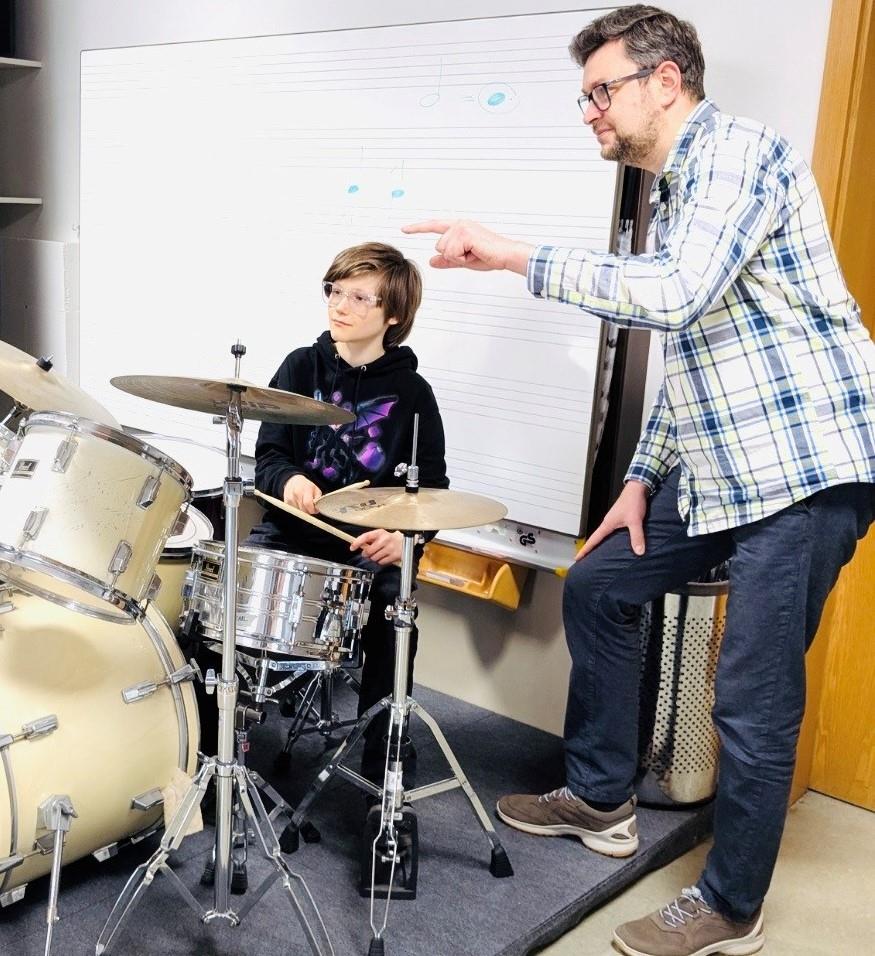 Schnuppern in der Musikschule