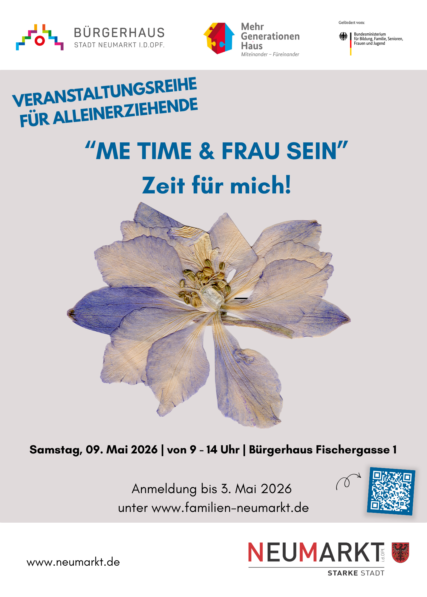 Zeit Für Mich Veranstaltungsreihe Für Alleinerziehende