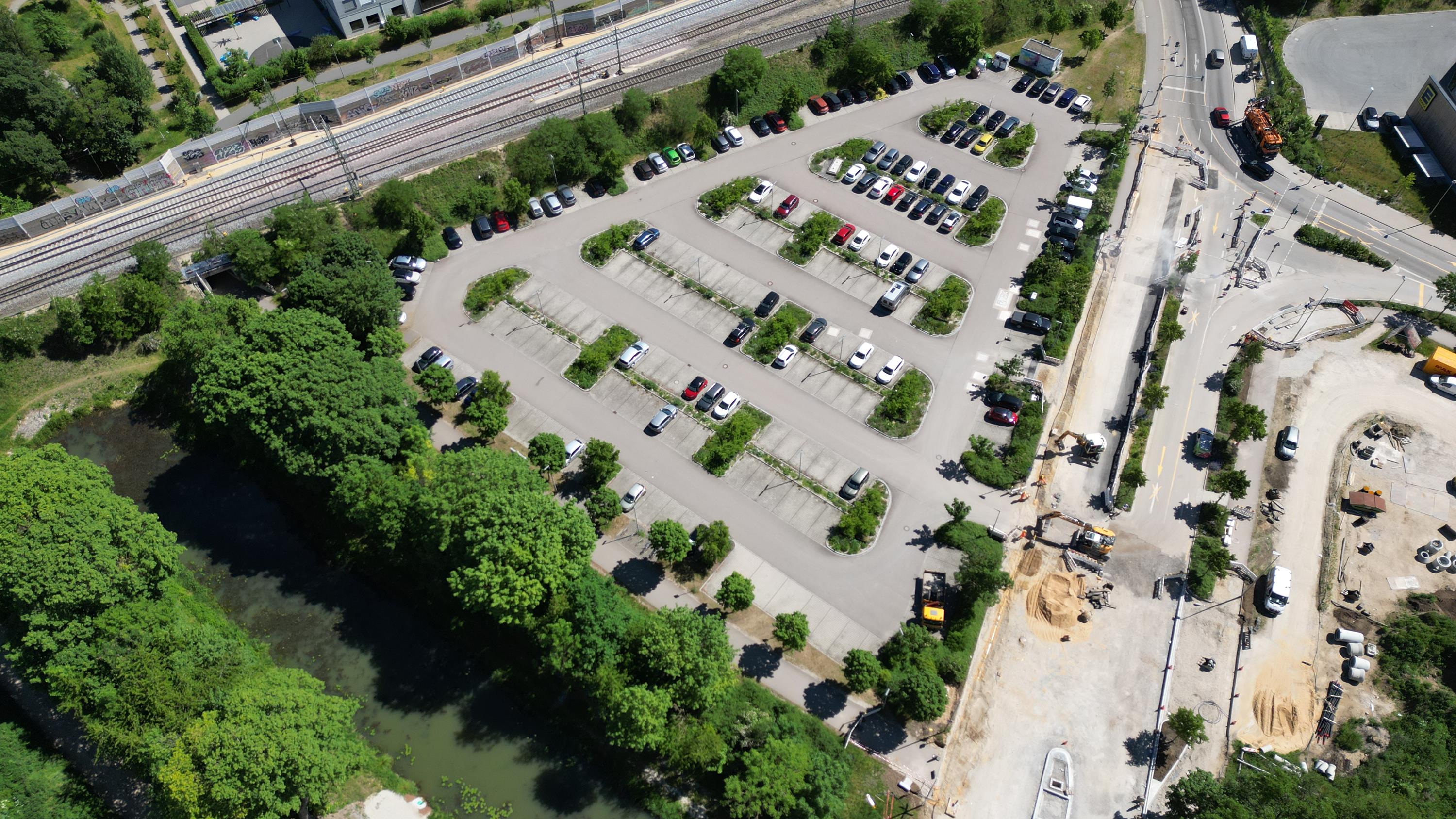 Ansicht Parkplatz Freystädter Straße Niebler