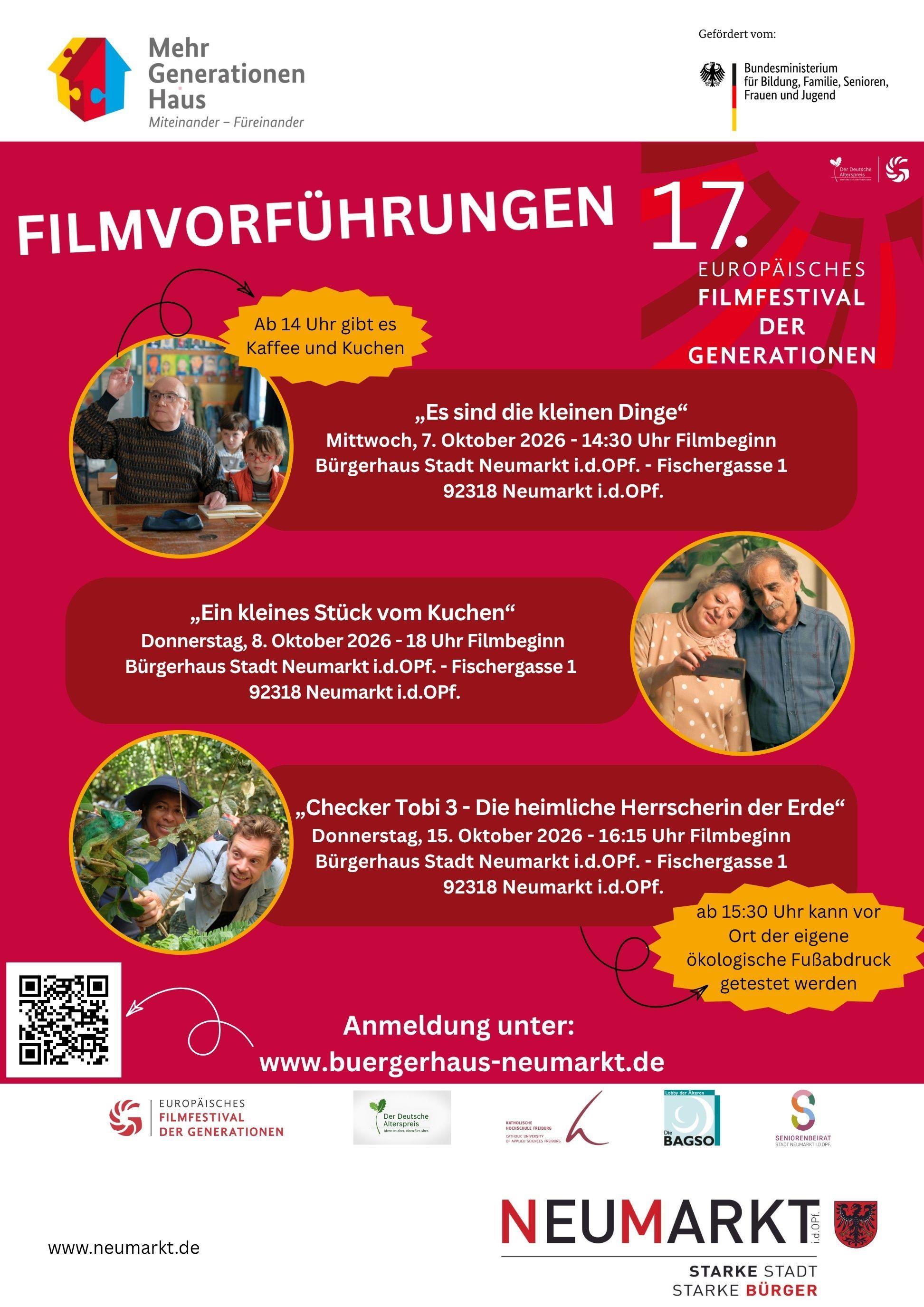 17. Europäisches Filmfestival Der Generationen