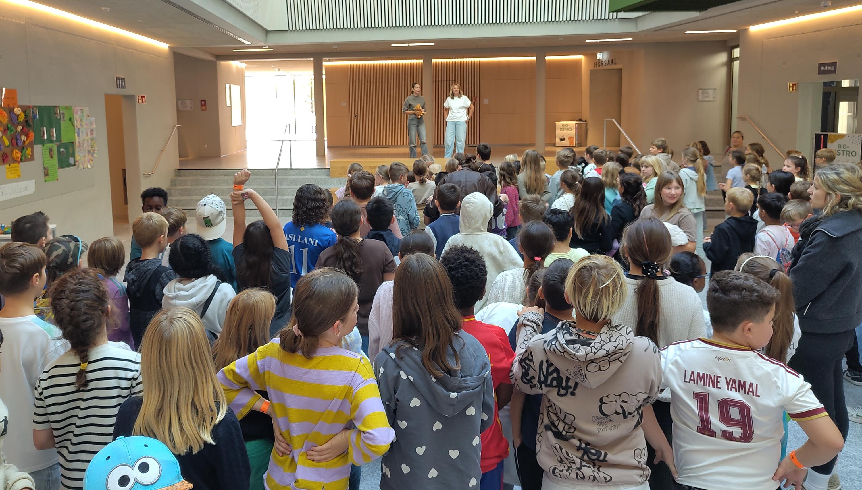 Großer Bio-Tag am Ohm Sustainability Campus - 350 Kinder feiern Bio mit allen Sinnen