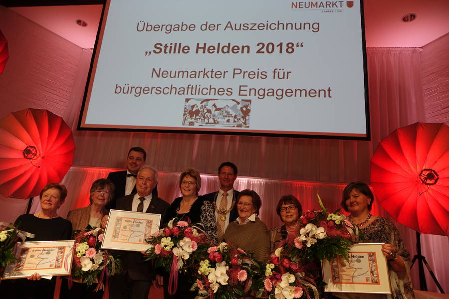 Stille Helden 2018 - der Neumarkter Preis für bürgerschaftliches Engagement