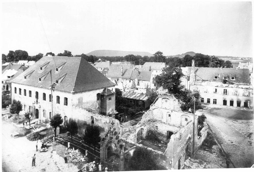 Zerstörungen auch am Pfarrhof St. Johannes