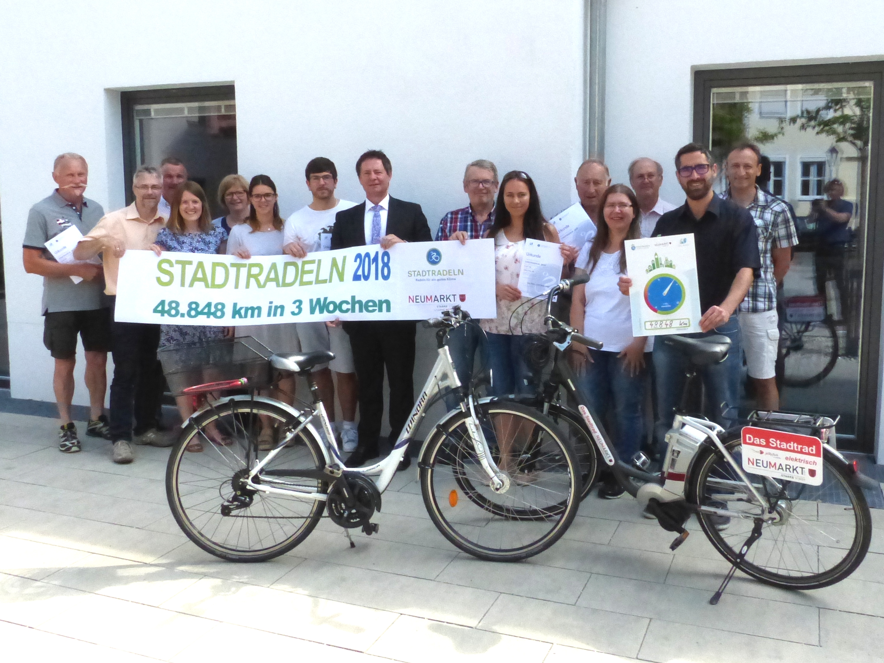 Das Ergebnis des Stadtradelns im letzten Jahr konnte sich sehen lassen! Auch 2019 ist die Stadt Neumarkt wieder dabei und ruft alle Bürgerinnen und Bürger auf, sich zu beteiligen!