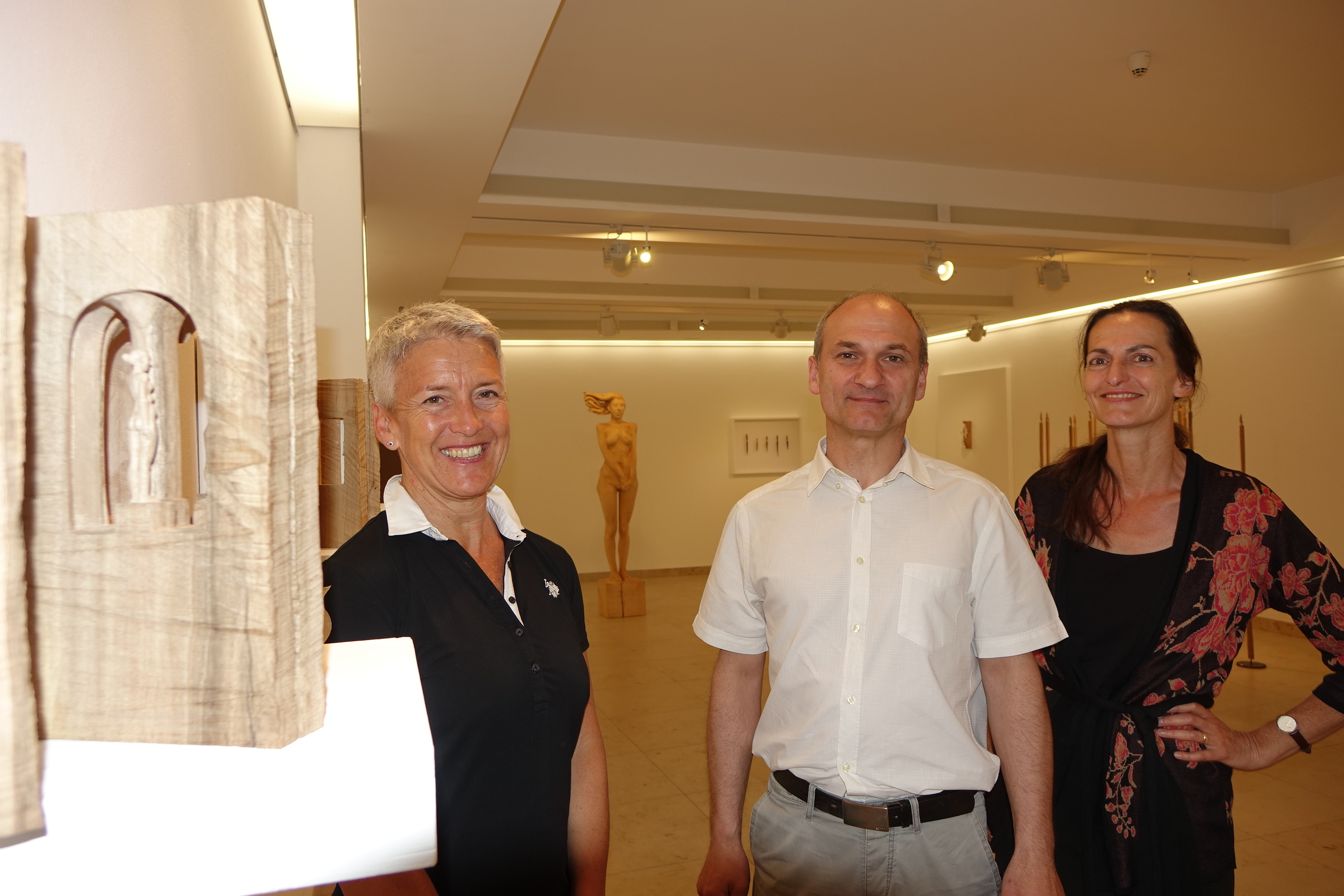 Im Bild: Barbara Leicht, Franz Weidinger und Petra Henseler