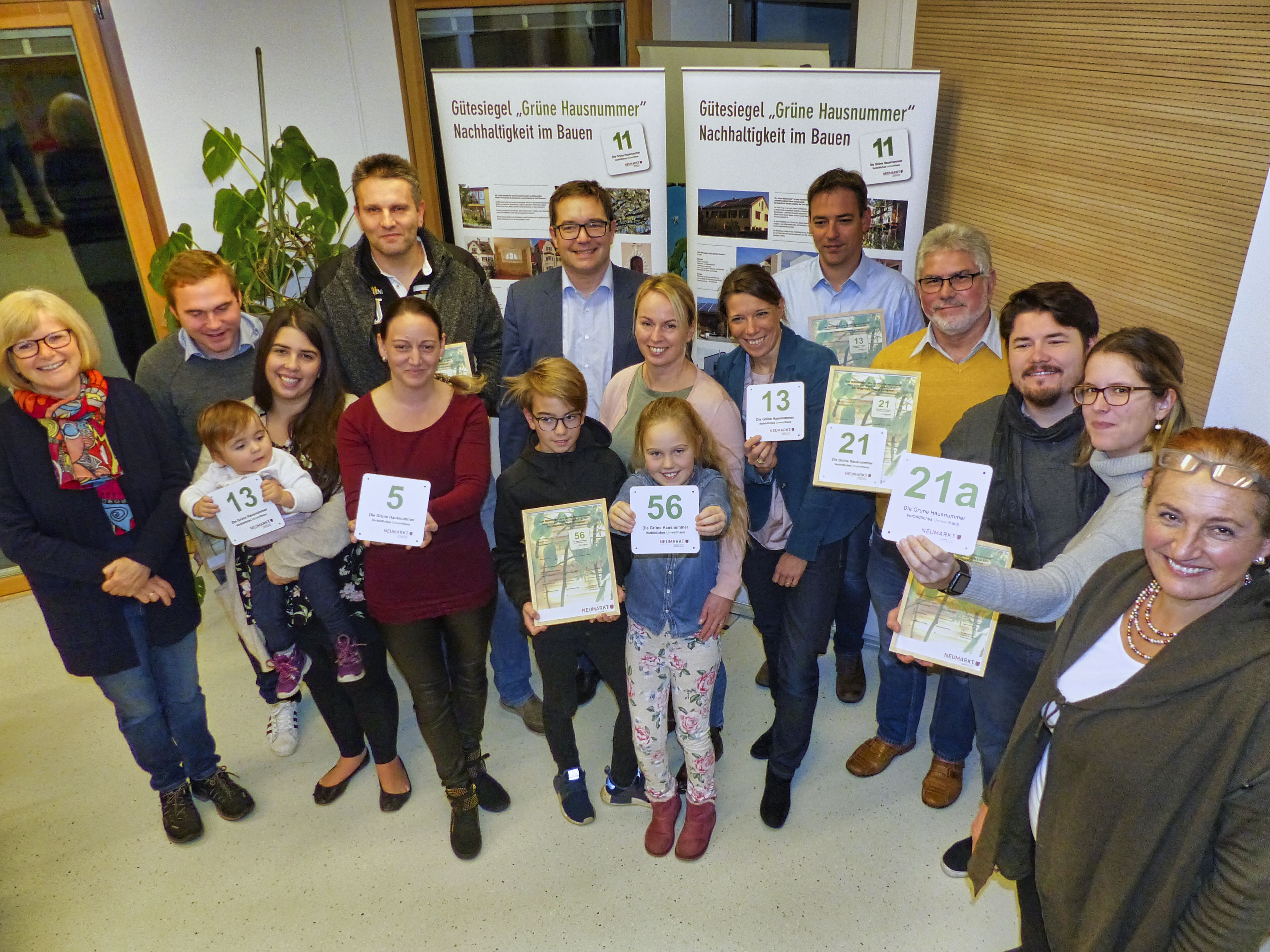 Verleihung Grüne Hausnummer 2018 Leider haben wir keinen Alternativtext zu diesem Bild, aber wir arbeiten daran.