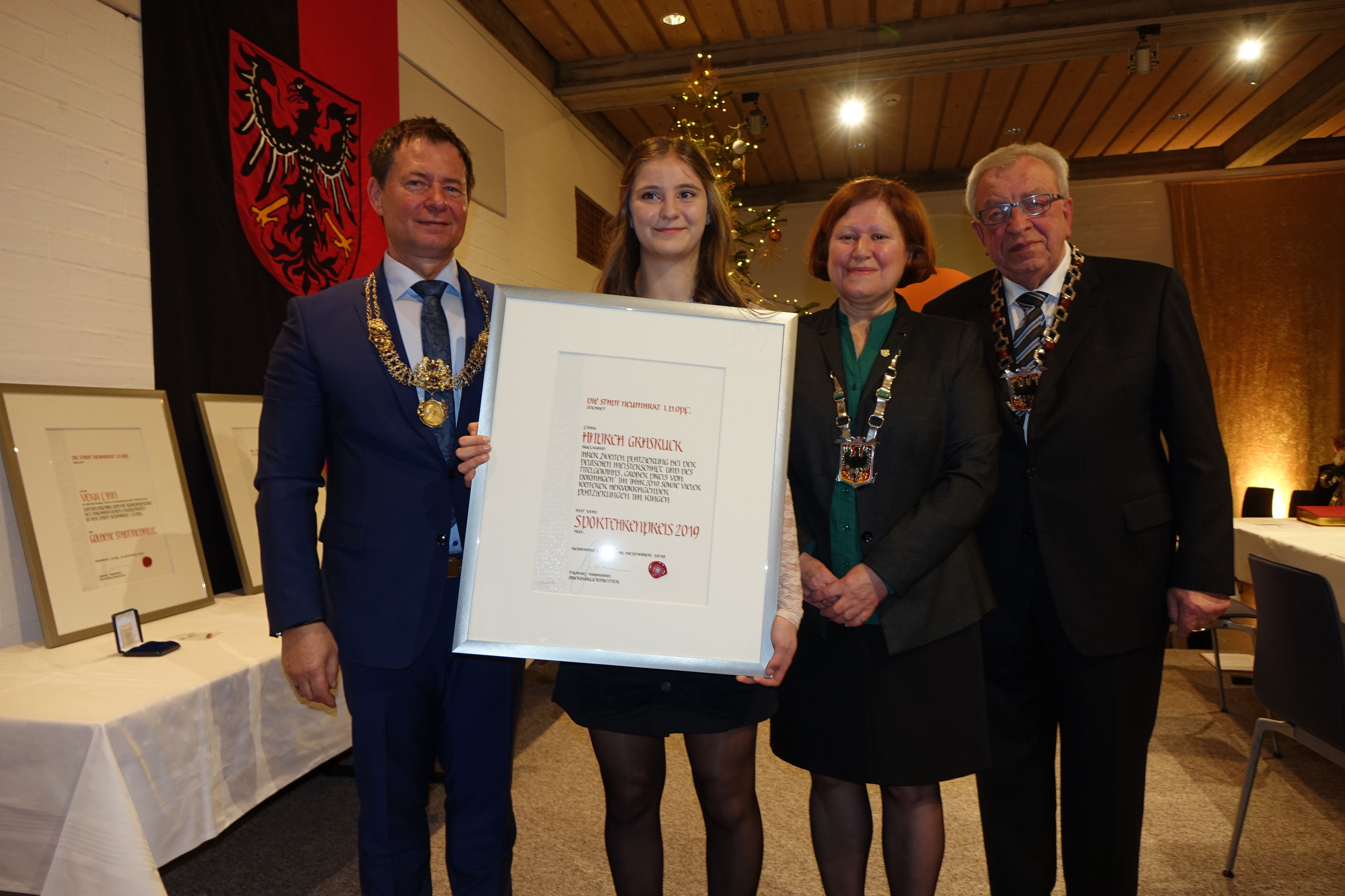 Andrea Grasruck wurde der diesjährige Sportehrenpreis verliehen