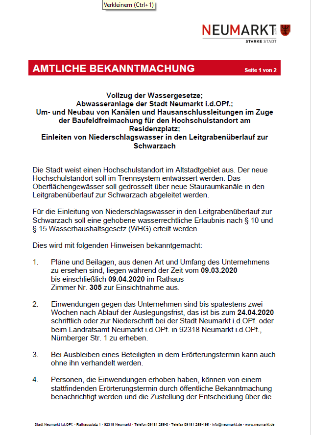 Amtl. Bekanntmachung Wassergesetze Abwasseranlage.png