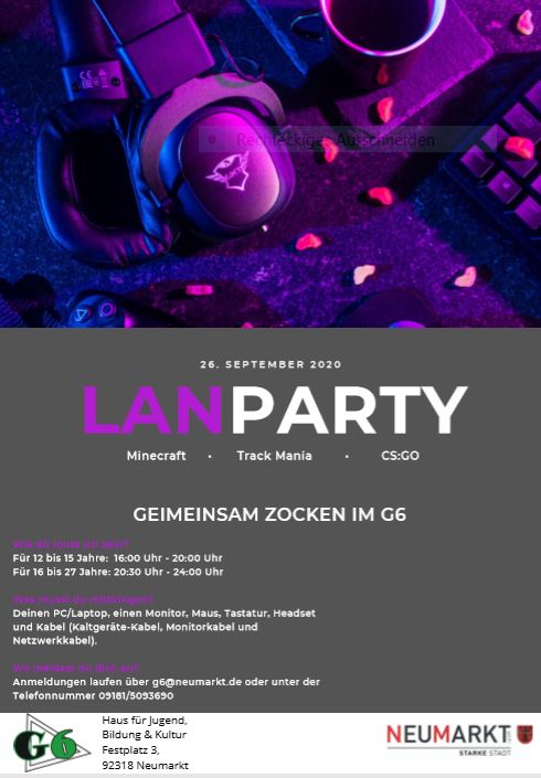 Flyer LAN Party.JPG Leider haben wir keinen Alternativtext zu diesem Bild, aber wir arbeiten daran.