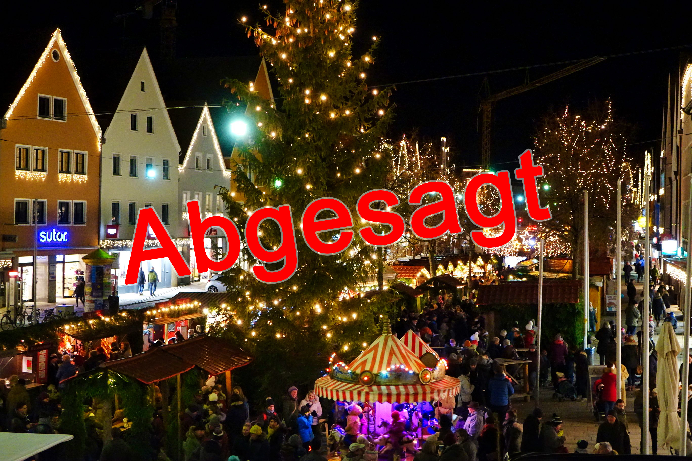 Neumarkter Weihnachtsmarkt abgesagt