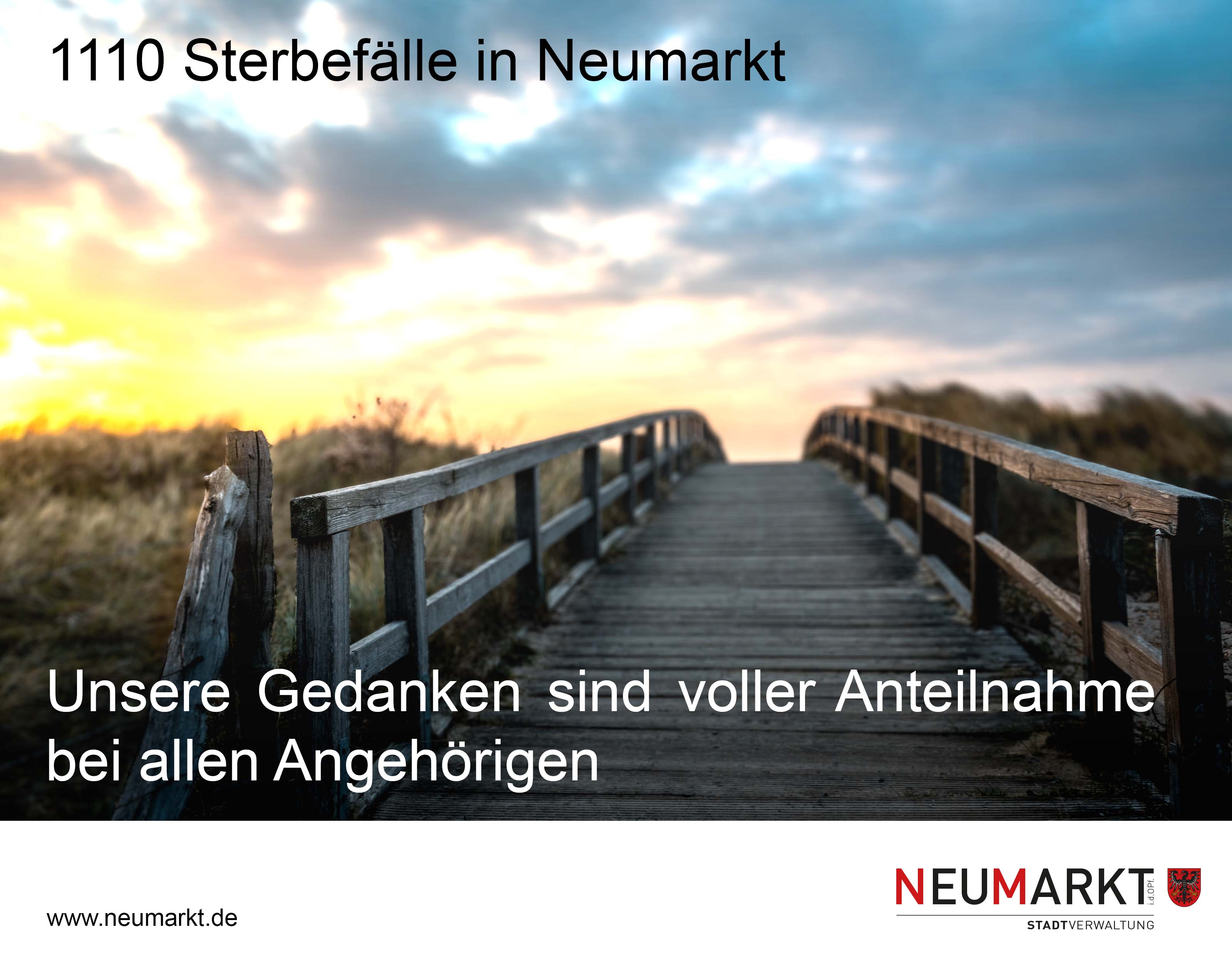 Mehr Sterbefälle in Neumarkt 2021