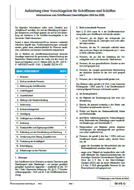 Informationen zum Schöffenamt