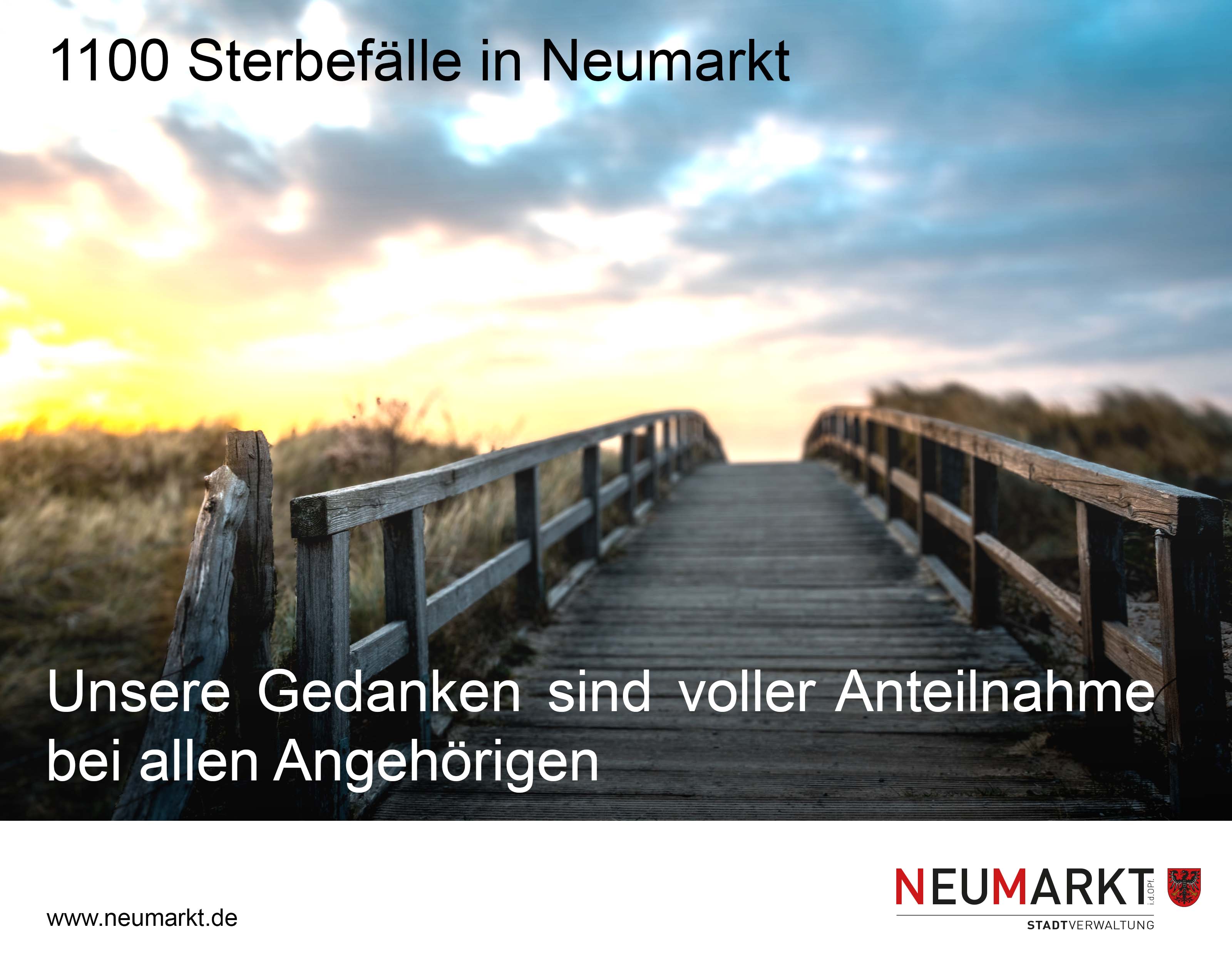Weniger Sterbefälle in Neumarkt 2022