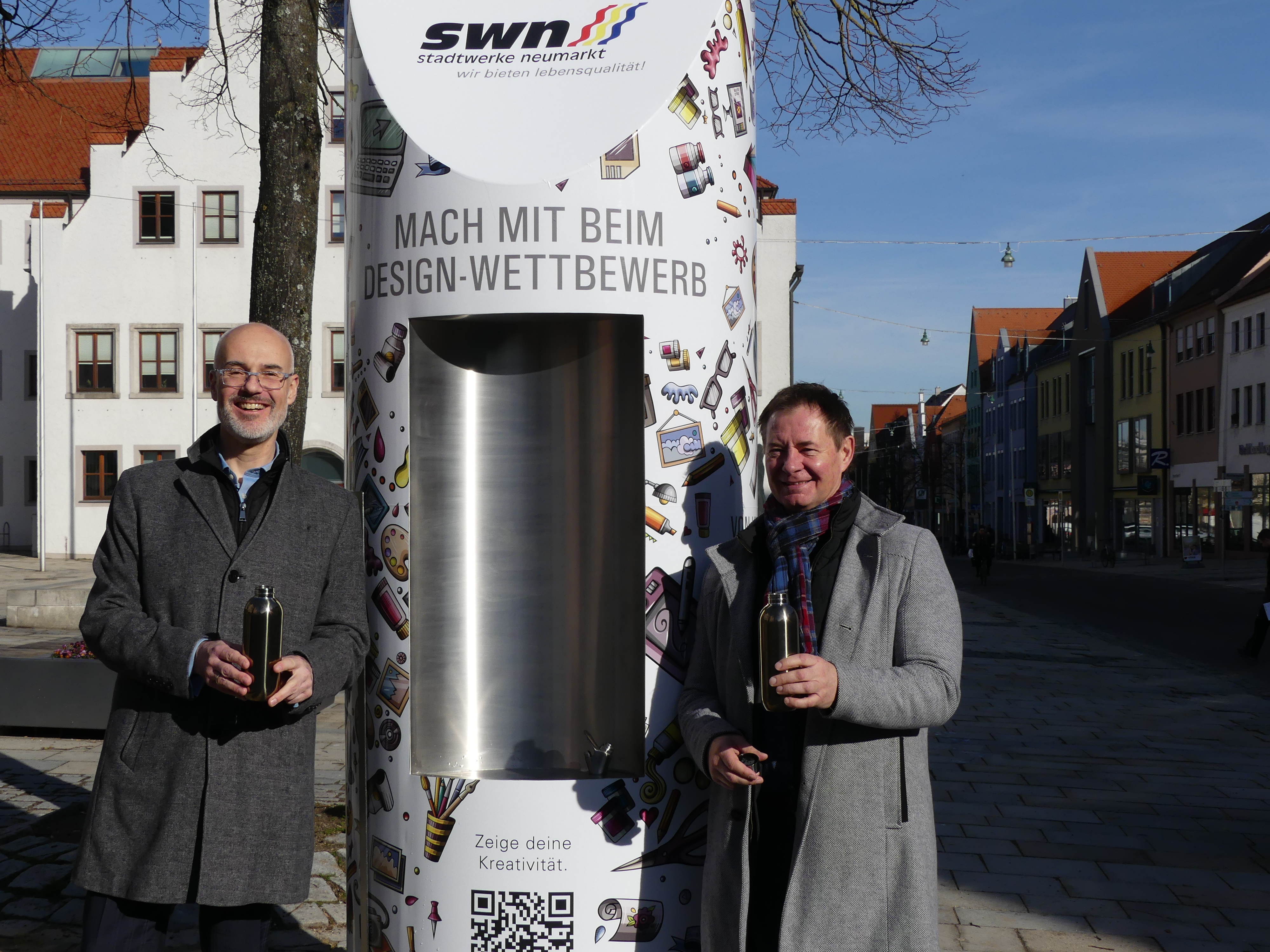 Erster Trinkbrunnen für die Stadt Neumarkt