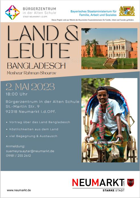 Veranstaltungsreihe „Land und Leute“ – Bangladesch