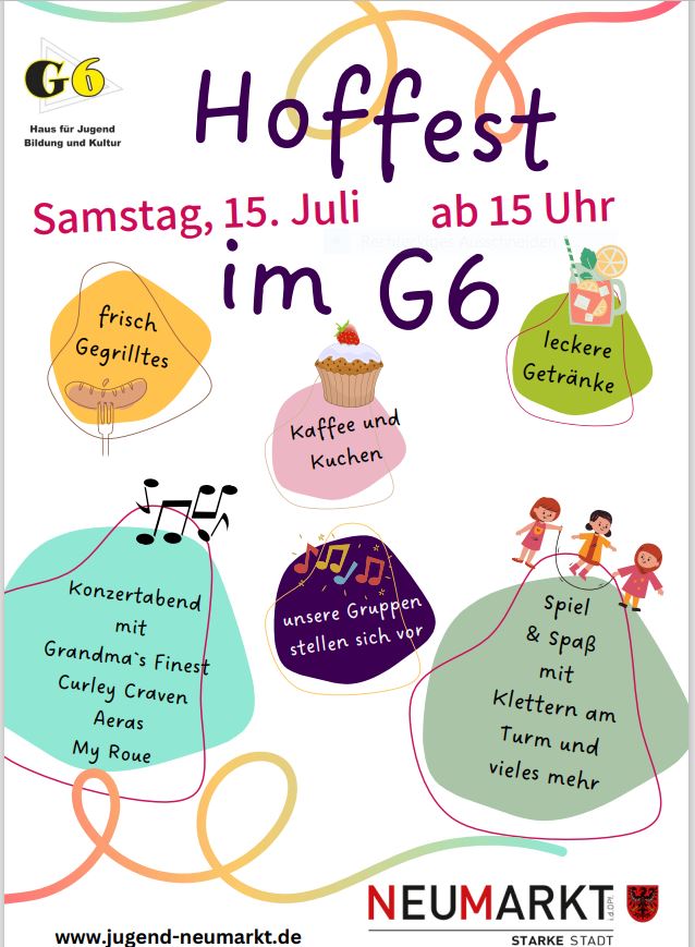 Hoffest am G6 – Ein Fest für die ganze Familie!   