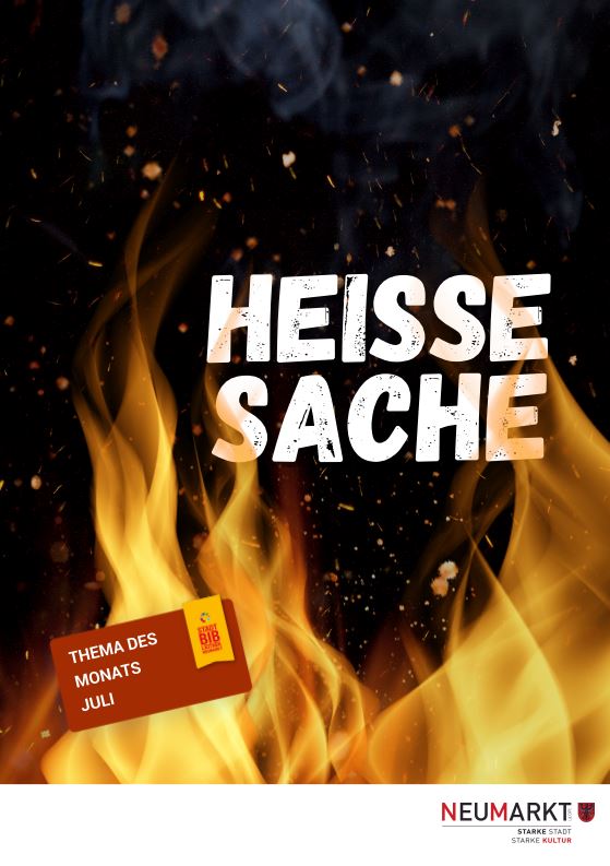 Juli-Thema in der Stadtbibliothek ist eine „heiße Sache“
