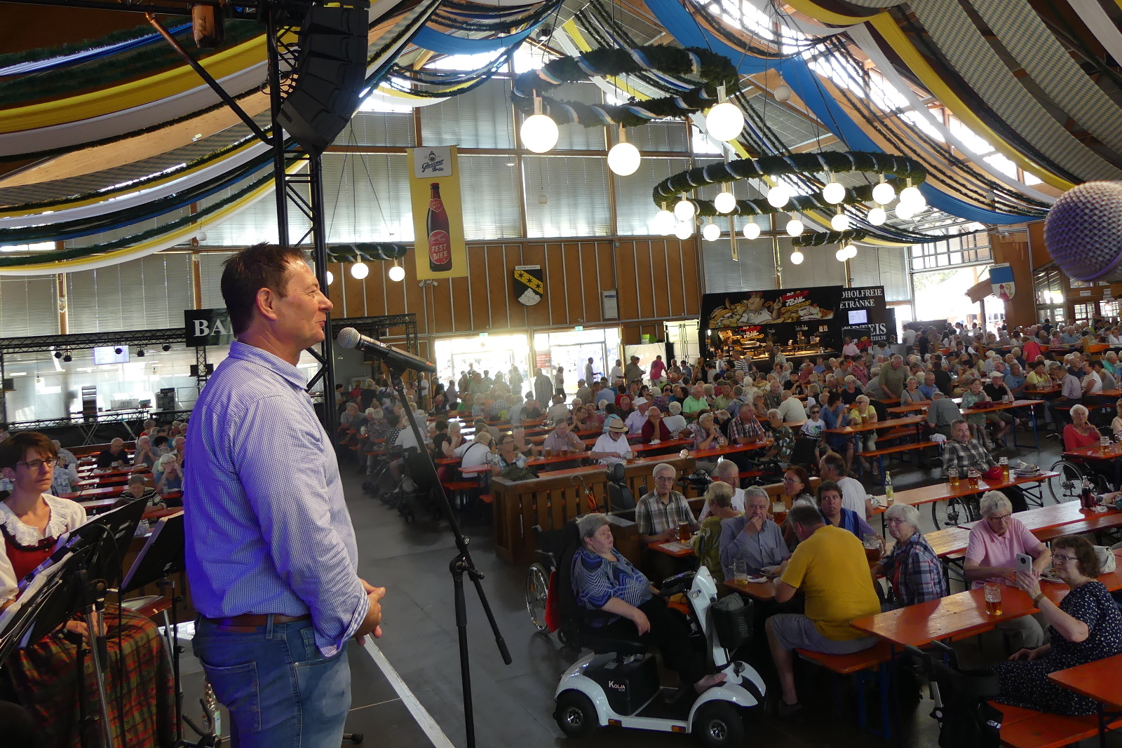 OB Thumann konnte tausende Senioren beim Volksfest begrüßen