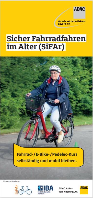 Stadt unterstützt ADAC Kurs: „Sicher Fahrradfahren im Alter“