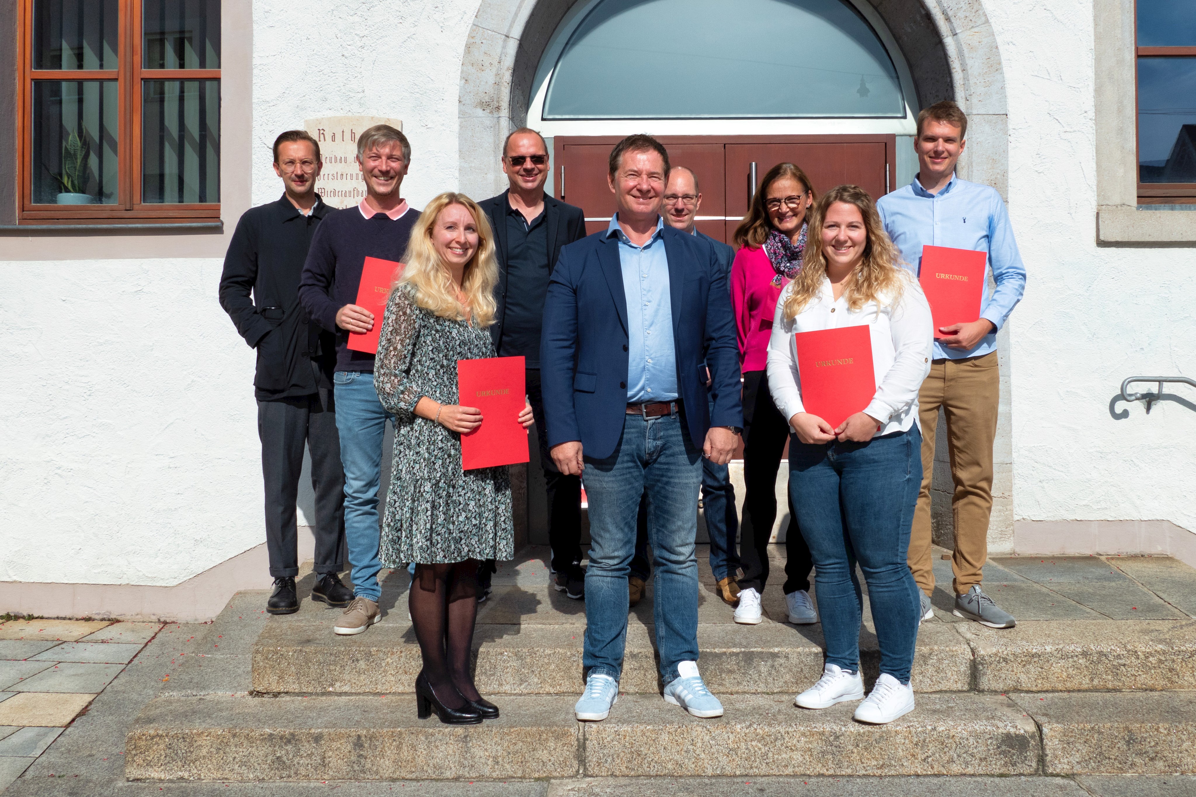 Beförderungen im Rathaus   