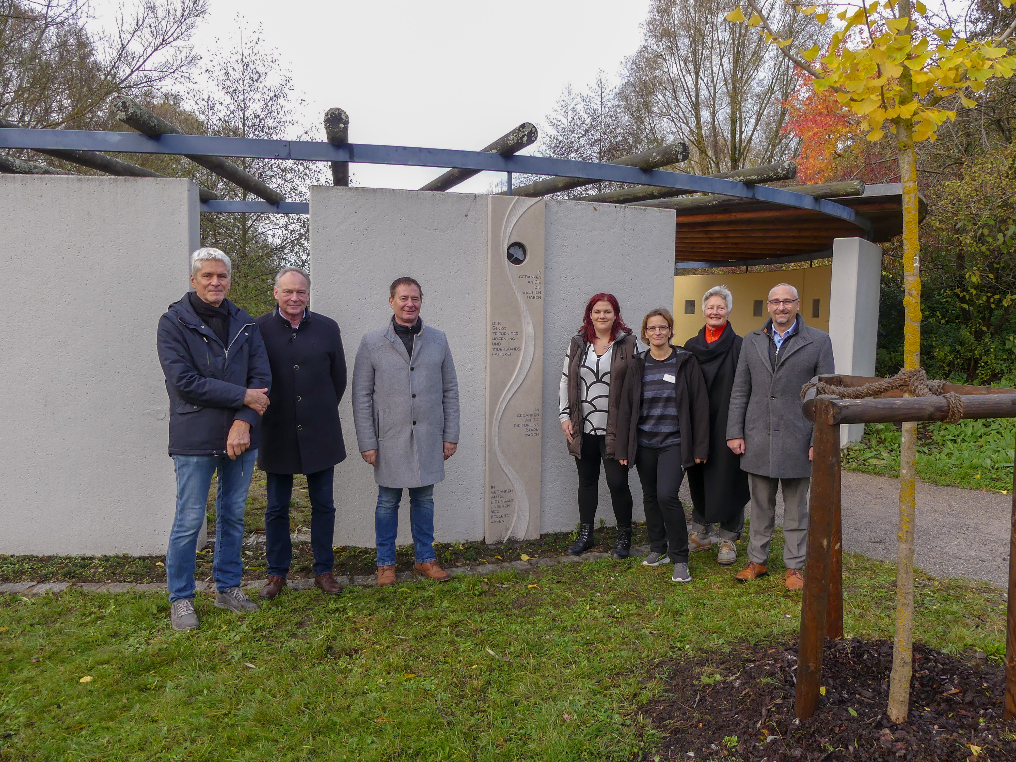 Covid-Gedenkstätte im LGS-Park eröffnet