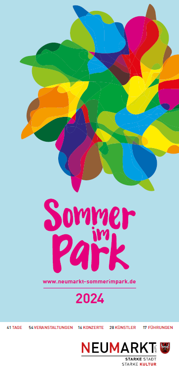 Programmheft Sommer im Park 2024 als Pdf-Datei zum herunterladen