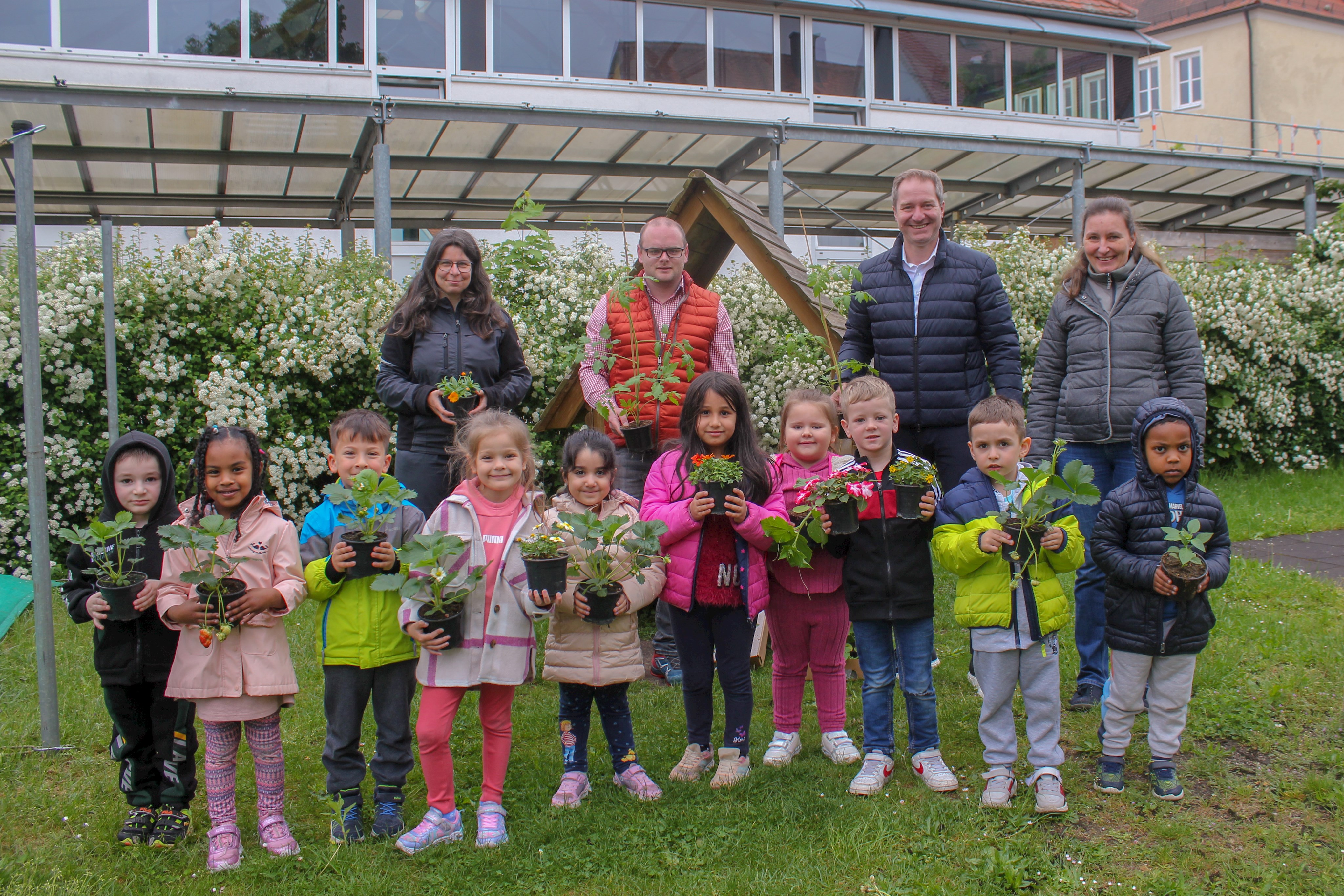 Große Freude bei den Kindergartenkindern