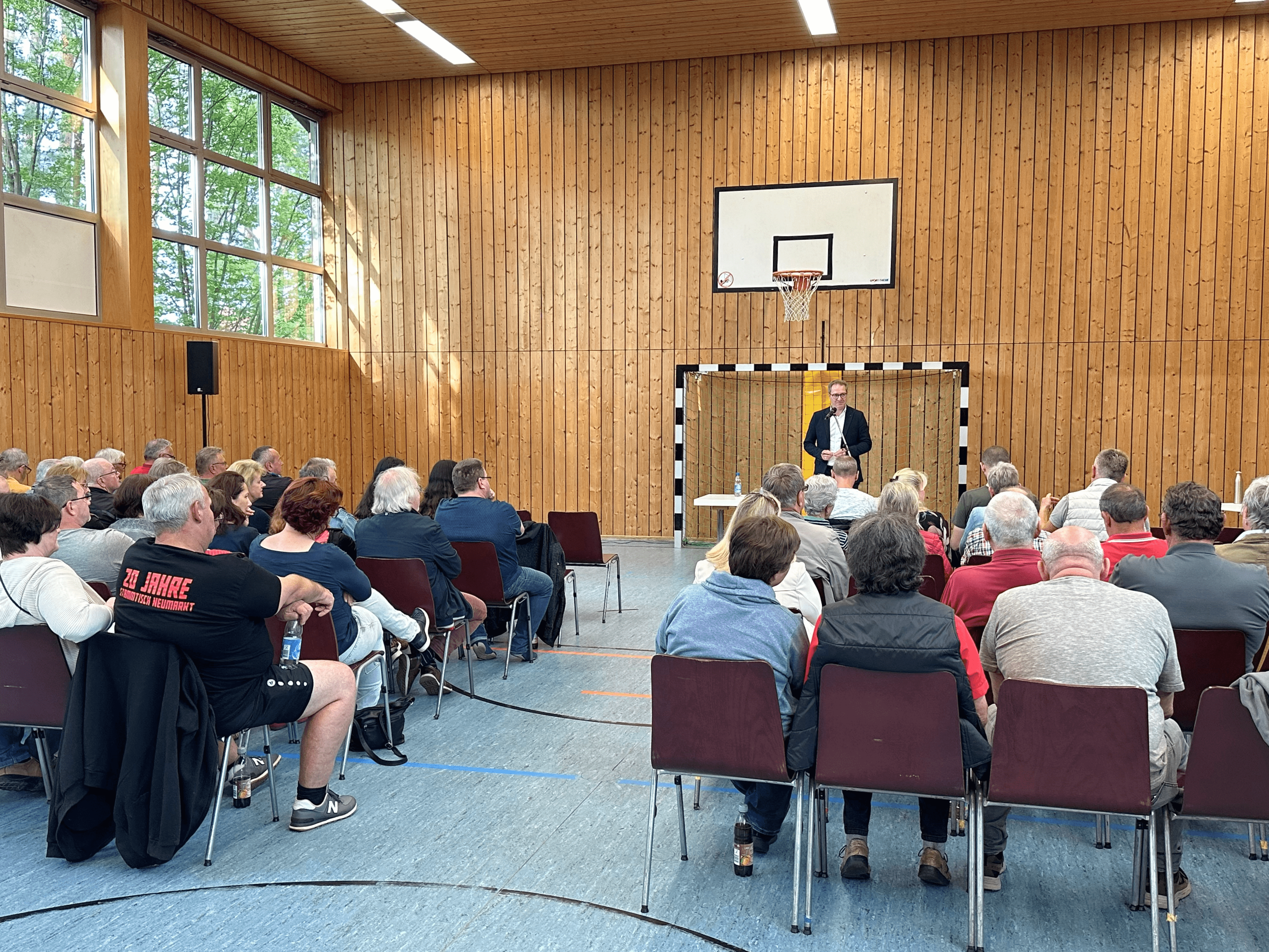 Im Gespräch mit Hasenheider Bürgerinnen und Bürgern