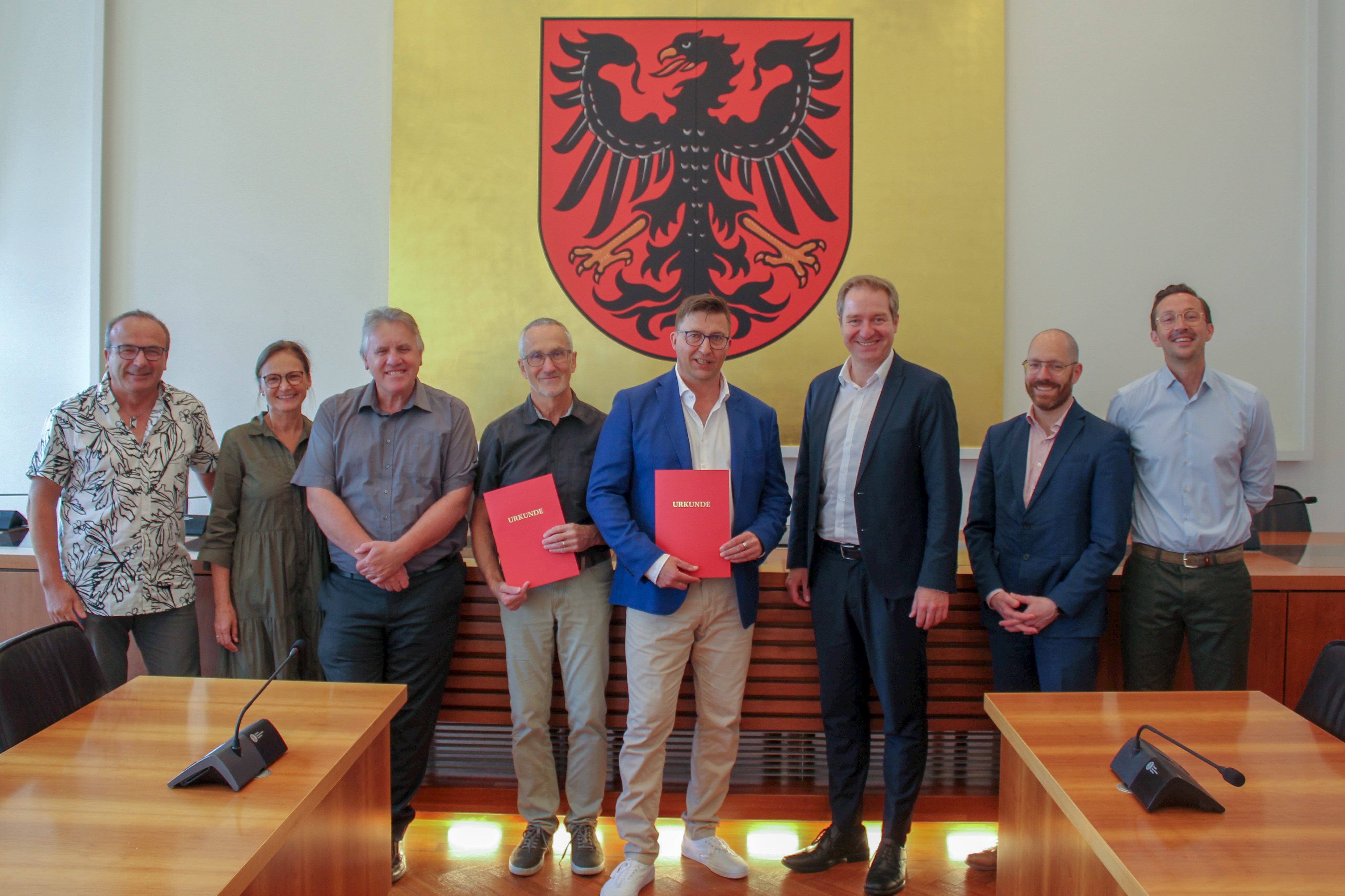 Dienstjubiläen im Rathaus gefeiert